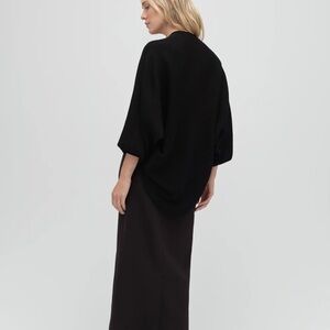 wool blend ribbed shrug